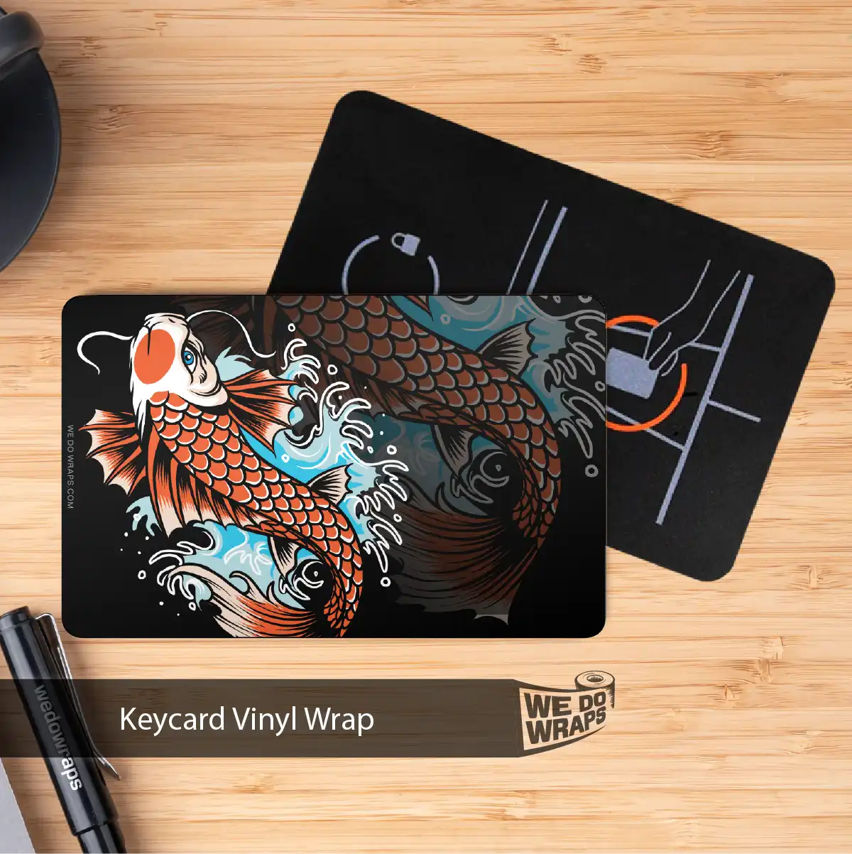Koi Tattoo Art | NFC Key Card Wrap