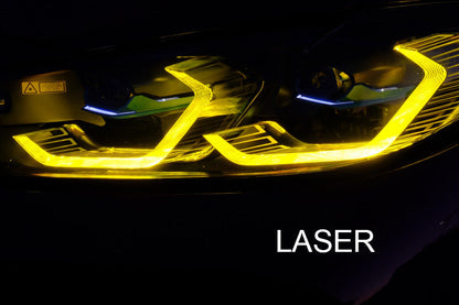 iCBL Yellow CSL Headlight DRL Module - BMW G80 M3 & G82 / G83 M4 Laserlight Daylight Headlight 9851048 9851047
