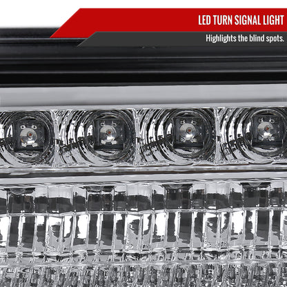 1988-1998 Chevrolet C/K Blazer/Tahoe/Silverado GMC Sierra/Yukon LED Bumper Lights (Chrome Housing/Clear Lens)
