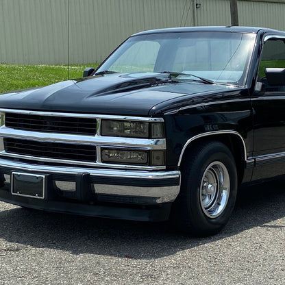 1988-1998 Chevrolet C10 GMC C/K LED Strip Bumper Corner Signal Lights (Chrome Housing/Smoked Lens)