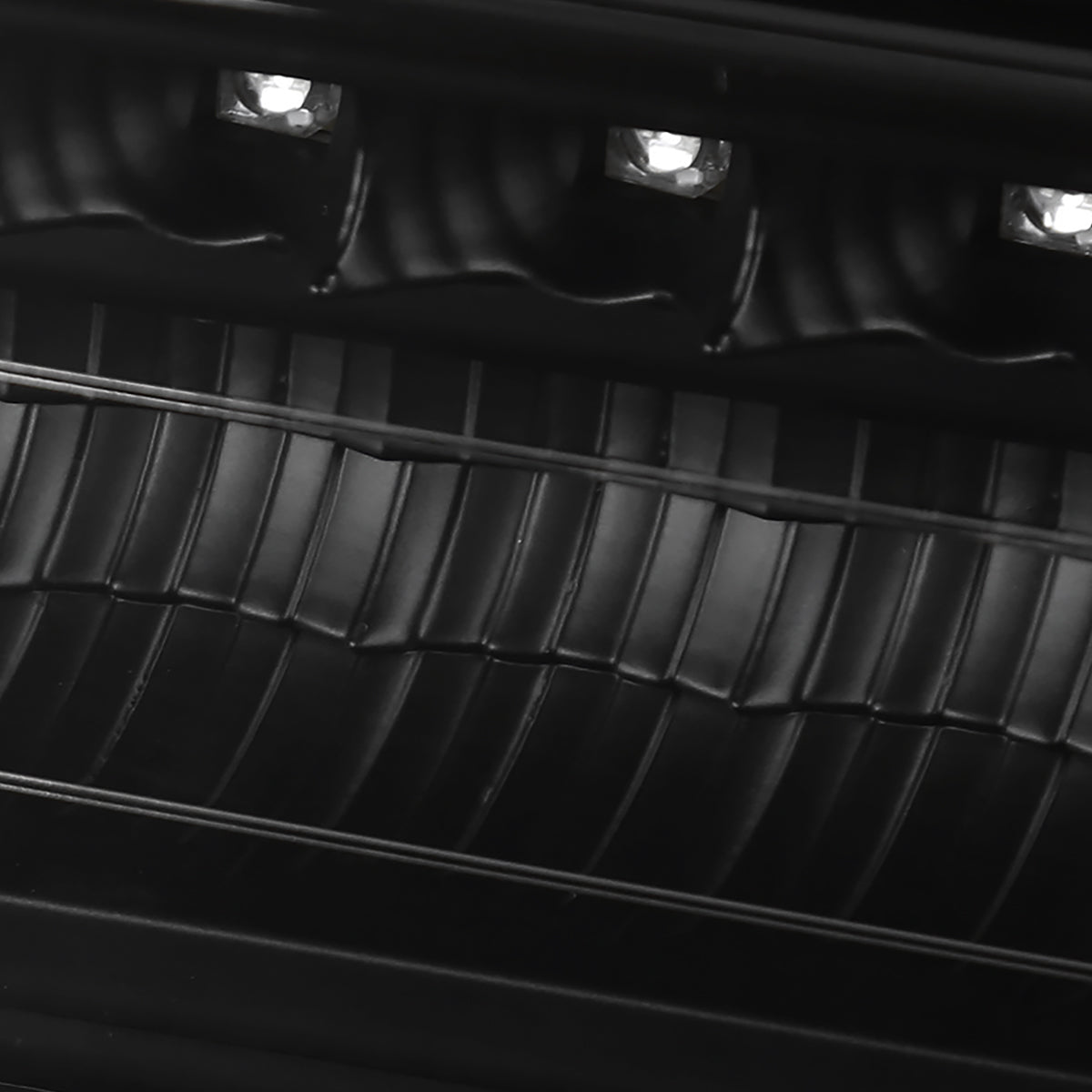 1988-1999 Chevrolet C/K Blazer/Tahoe/Silverado GMC Sierra/Yukon LED Bumper Lights (Matte Black Housing/Clear Lens)