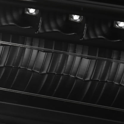 1988-1999 Chevrolet C/K Blazer/Tahoe/Silverado GMC Sierra/Yukon LED Bumper Lights (Matte Black Housing/Clear Lens)