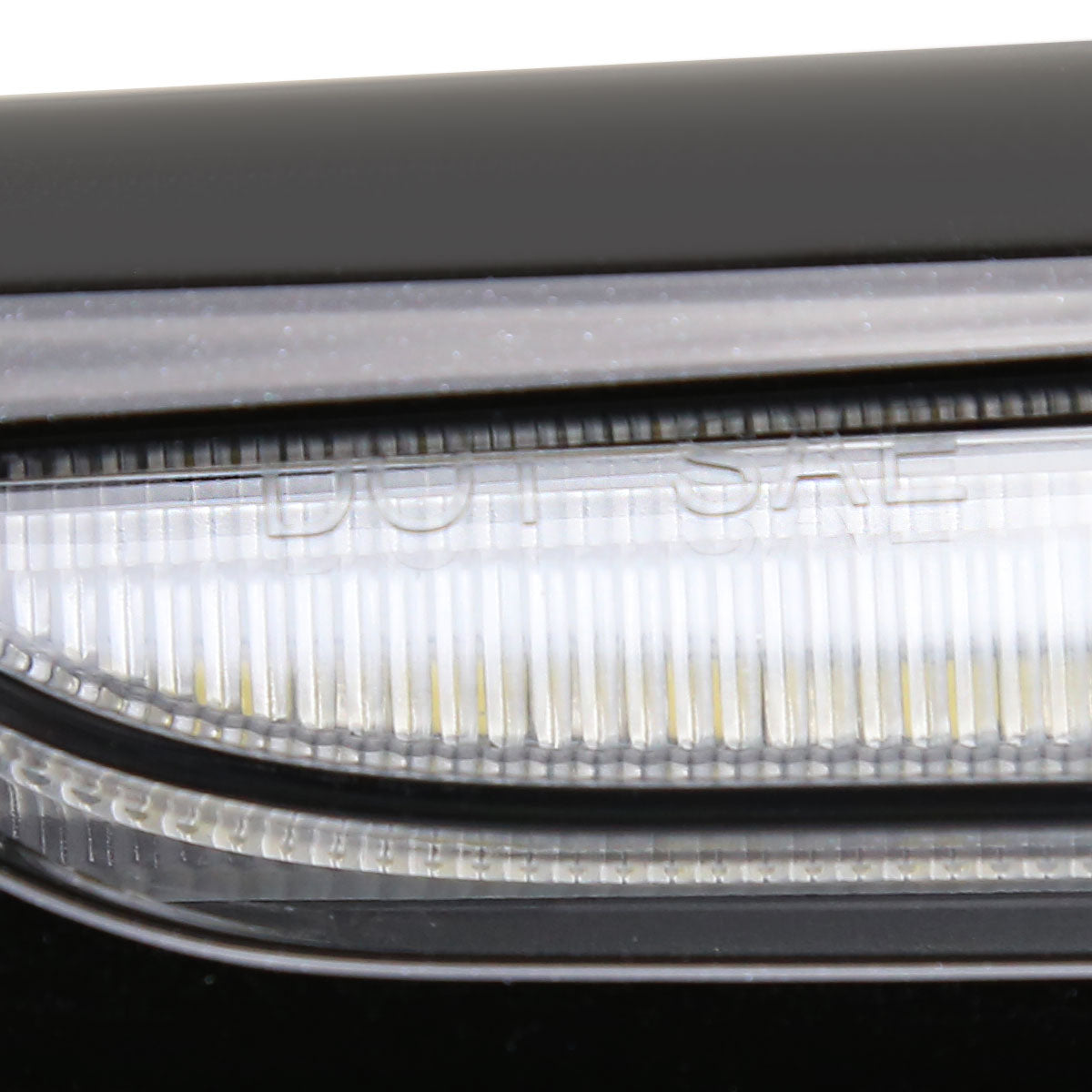 2018-2021 Subaru Impreza WRX STI LED Sequential Switchback Signal Fog Light Bezels (Glossy Black Housing/Clear Lens)