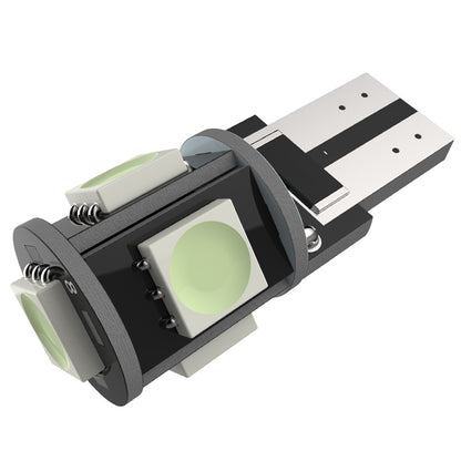 T10 5 SMD LED Bulb w/ Integrated Canbus - 2PC (White)