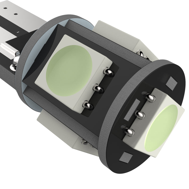 T10 5 SMD LED Bulb w/ Integrated Canbus - 2PC (White)