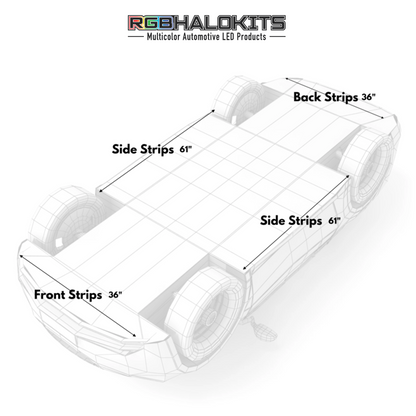 LED Underglow Lighting Kit 3.0 | Aluminum