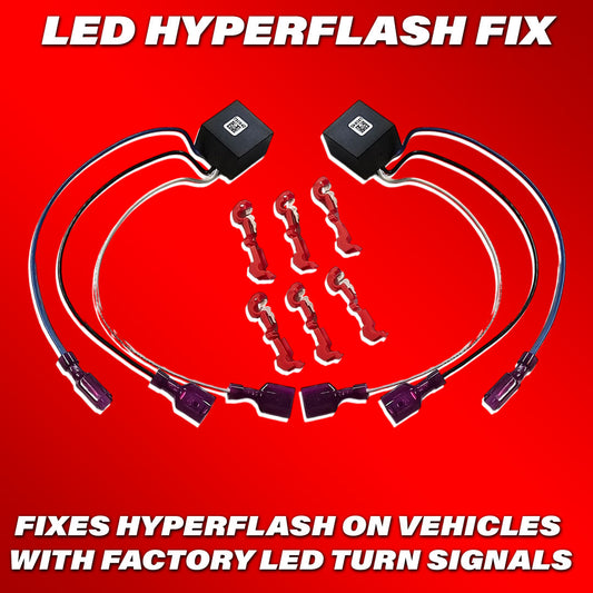 LED Hyper Flash Fix Modules For Cars With Factory Turn Signals