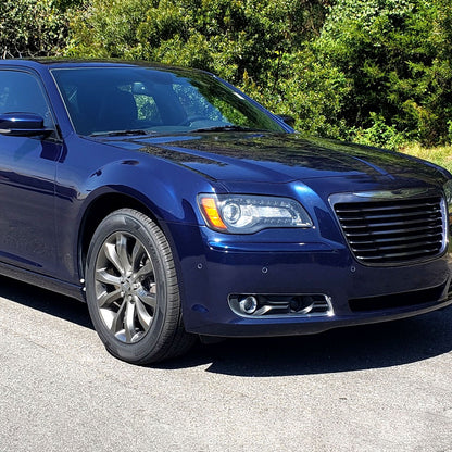 2011-2019 Chrysler 200/300 Dodge Challenger Jeep Grand Cherokee H11 Fog Lights (Chrome Housing/Clear Lens)