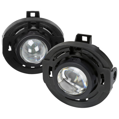 2011-2019 Chrysler 200/300 Dodge Challenger Jeep Grand Cherokee H11 Fog Lights (Chrome Housing/Clear Lens)