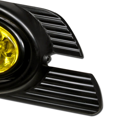 2001-2002 Honda Accord Sedan H11 Fog Lights Kit (Chrome Housing/Yellow Lens)