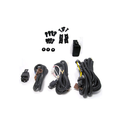 2001-2002 Honda Accord Sedan H11 Fog Lights Kit (Chrome Housing/Yellow Lens)