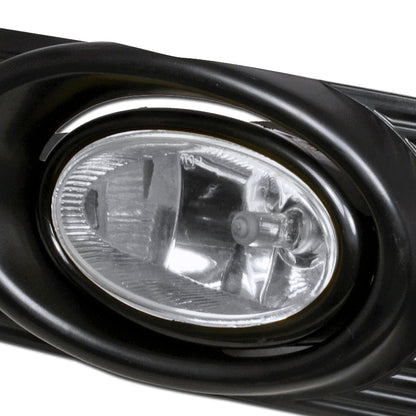 2001-2002 Honda Accord Sedan H11 Fog Lights Kit (Chrome Housing/Clear Lens)