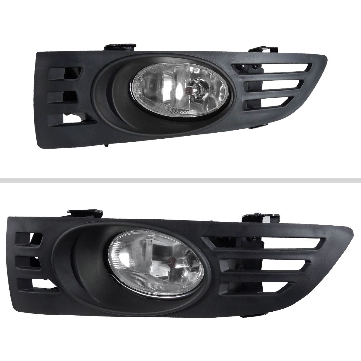 2003-2005 Honda Accord Coupe H11 Fog Lights Kit (Chrome Housing/Clear Lens)