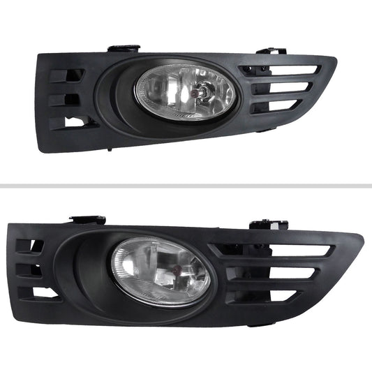 2003-2005 Honda Accord Coupe H11 Fog Lights Kit (Chrome Housing/Clear Lens)