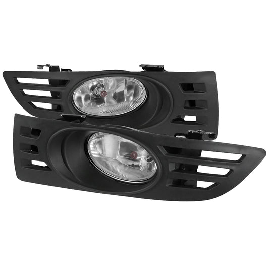 2003-2005 Honda Accord Coupe H11 Fog Lights Kit (Chrome Housing/Clear Lens)