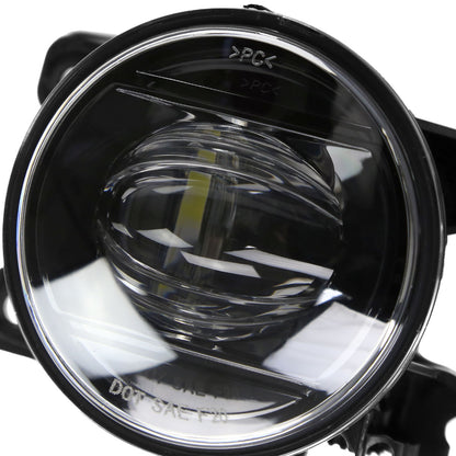 2021-2022 Honda Accord Sedan LED Fog Lights Kit (Glossy Black Housing/Clear Lens)