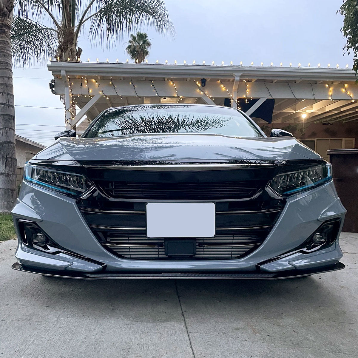 2021-2022 Honda Accord Sedan LED Fog Lights Kit (Glossy Black Housing/Clear Lens)