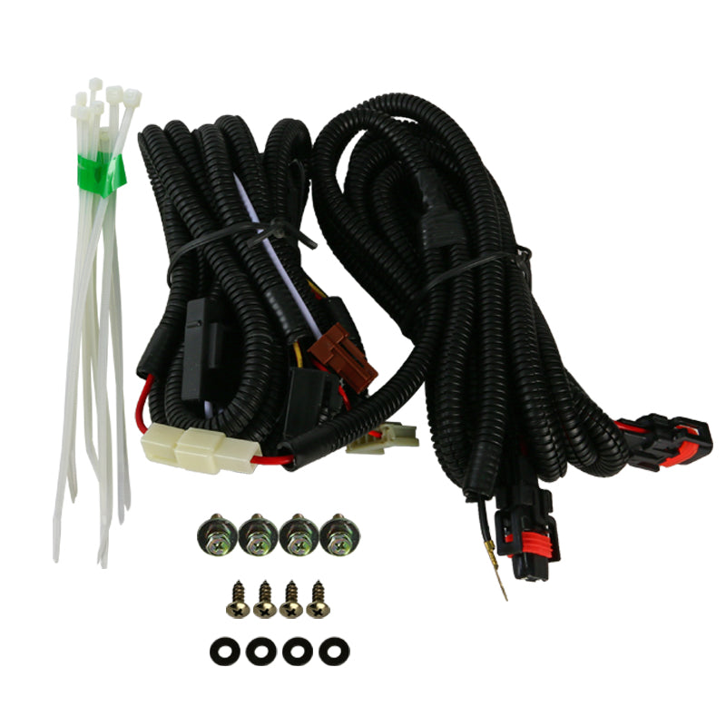 2007-2009 Nissan Altima Sedan H11 Fog Lights Kit (Chrome Housing/Smoked Lens)