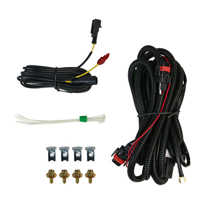 2013-2015 Nissan Altima Sedan SMD LED Projector Fog Lights Kit (Chrome Housing/Clear Lens)