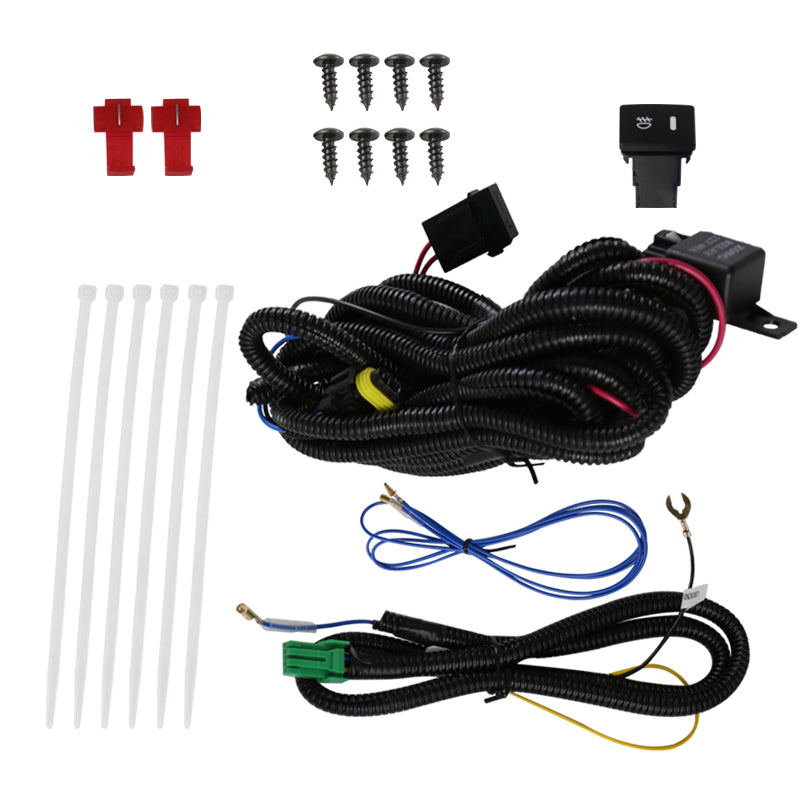 2012-2014 Toyota Camry H11 Fog Lights Kit (Chrome Housing/Clear Lens)