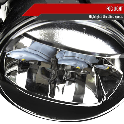 2021-2023 Toyota Camry SE/XSE Full LED Fog Lights Kit (Chrome Housing/Clear Lens)