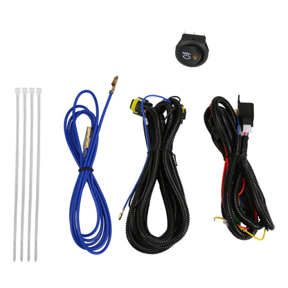 2015-2023 Dodge Challenger H11 12V/55W Projector Fog Lights Kit (Chrome Housing/Clear Lens)