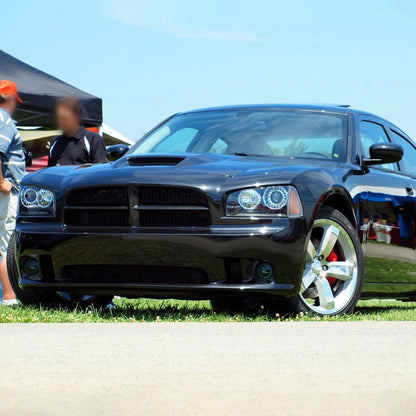 2005-2009 Dodge Caravan/Charger Chrysler Pacifica H8 Fog Lights Kit (Chrome Housing/Smoked Lens)