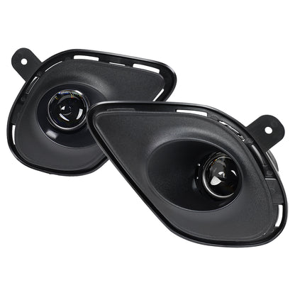 2015-2020 Dodge Charger H11 Projector Fog Lights Kit (Chrome Housing/Clear Lens)