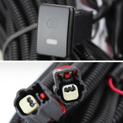 2020-2021 Toyota C-HR LED Fog Light Kit (Chrome Housing/Clear Lens)