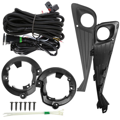 2020-2021 Toyota C-HR LED Fog Light Kit (Chrome Housing/Clear Lens)