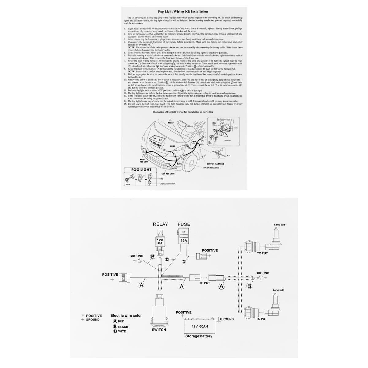 2017-2020 Jeep Compass H8 Fog Lights Kit (Chrome Housing/Clear Lens)