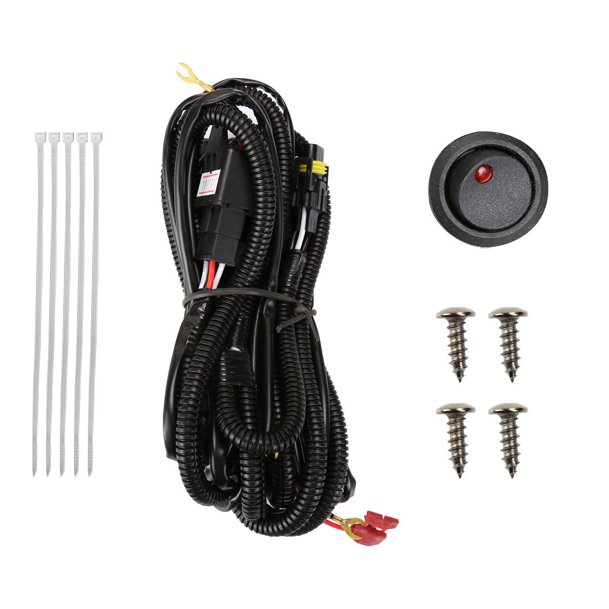 2017-2020 Jeep Compass H8 Fog Lights Kit (Chrome Housing/Clear Lens)