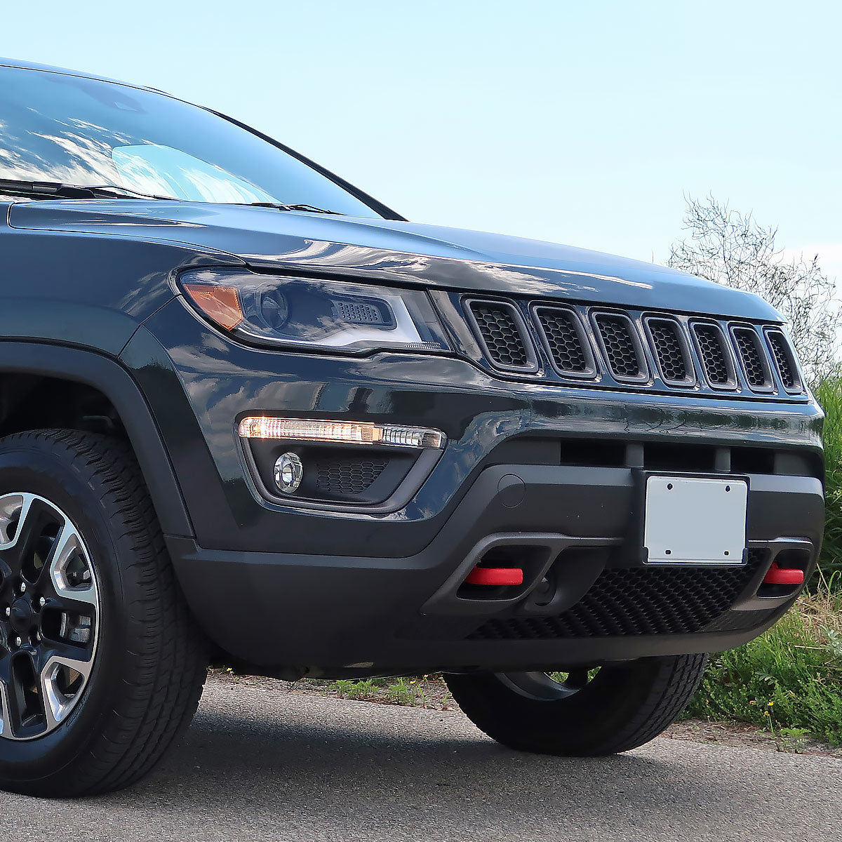 2017-2020 Jeep Compass H8 Fog Lights Kit (Chrome Housing/Clear Lens)