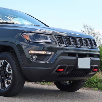 2017-2020 Jeep Compass H8 Fog Lights Kit (Chrome Housing/Clear Lens)