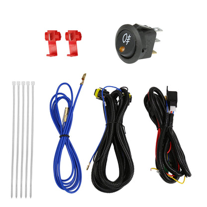 2014-2015 Chevrolet Camaro 3.6L V6 12V/55W H11 Projector Fog Lights Kit (Chrome Housing/Clear Lens)