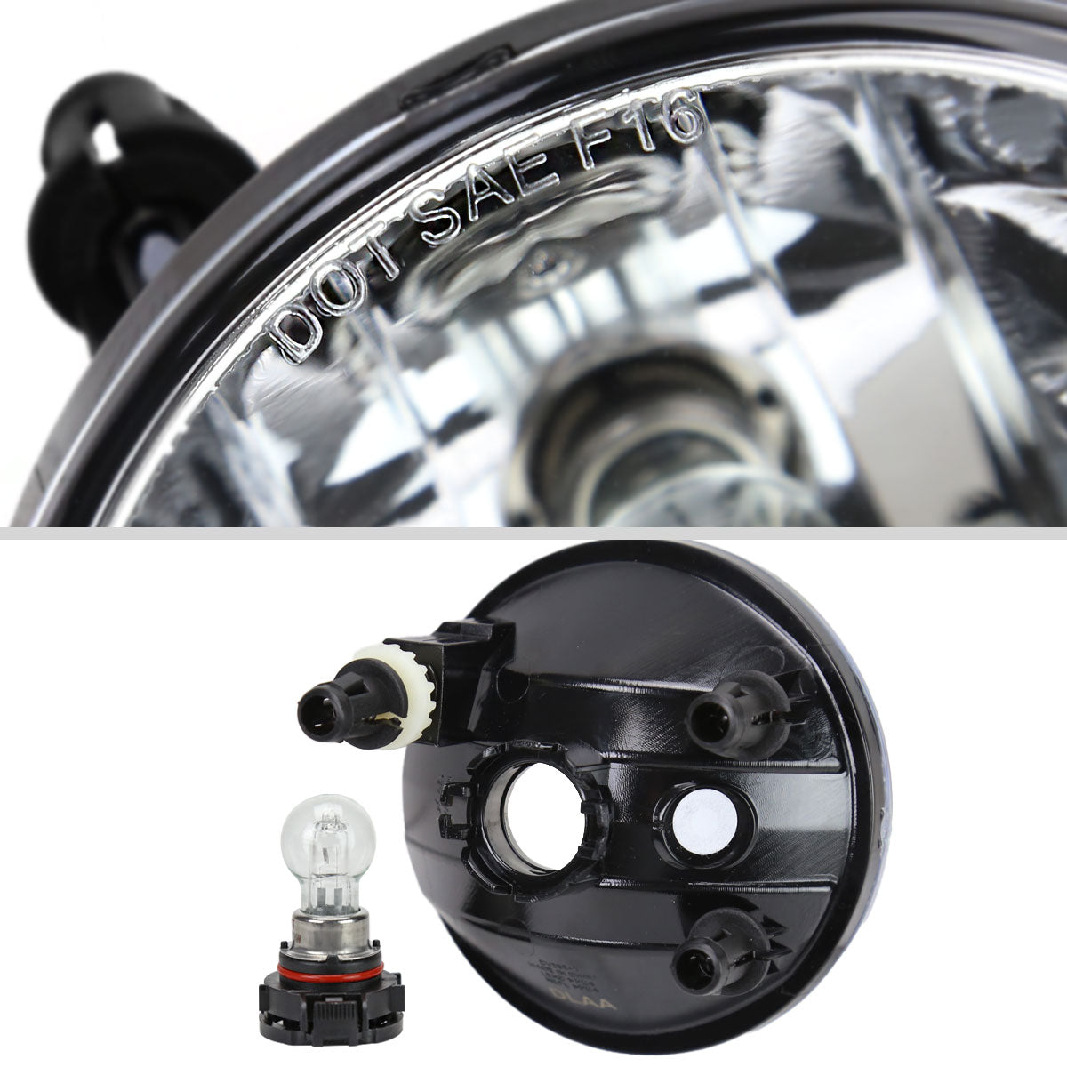 2021-2022 Chevrolet Colorado Fog Lights Kit (Chrome Housing/Clear Lens)