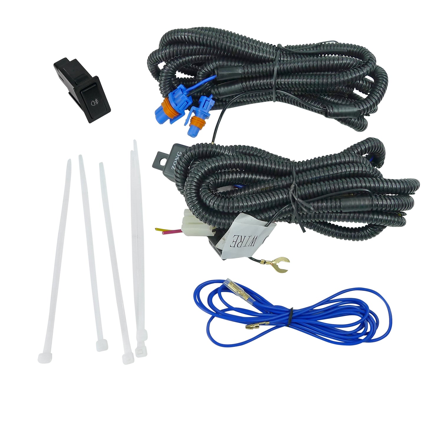 2002-2008 Toyota Solara/Camry/Corolla 9006 Fog Lights Kit (Chrome Housing/Smoked Lens)