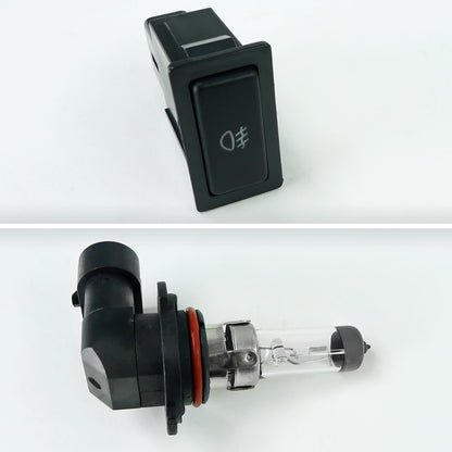 2002-2008 Toyota Solara/Camry/Corolla 9006 Fog Lights Kit (Chrome Housing/Smoked Lens)