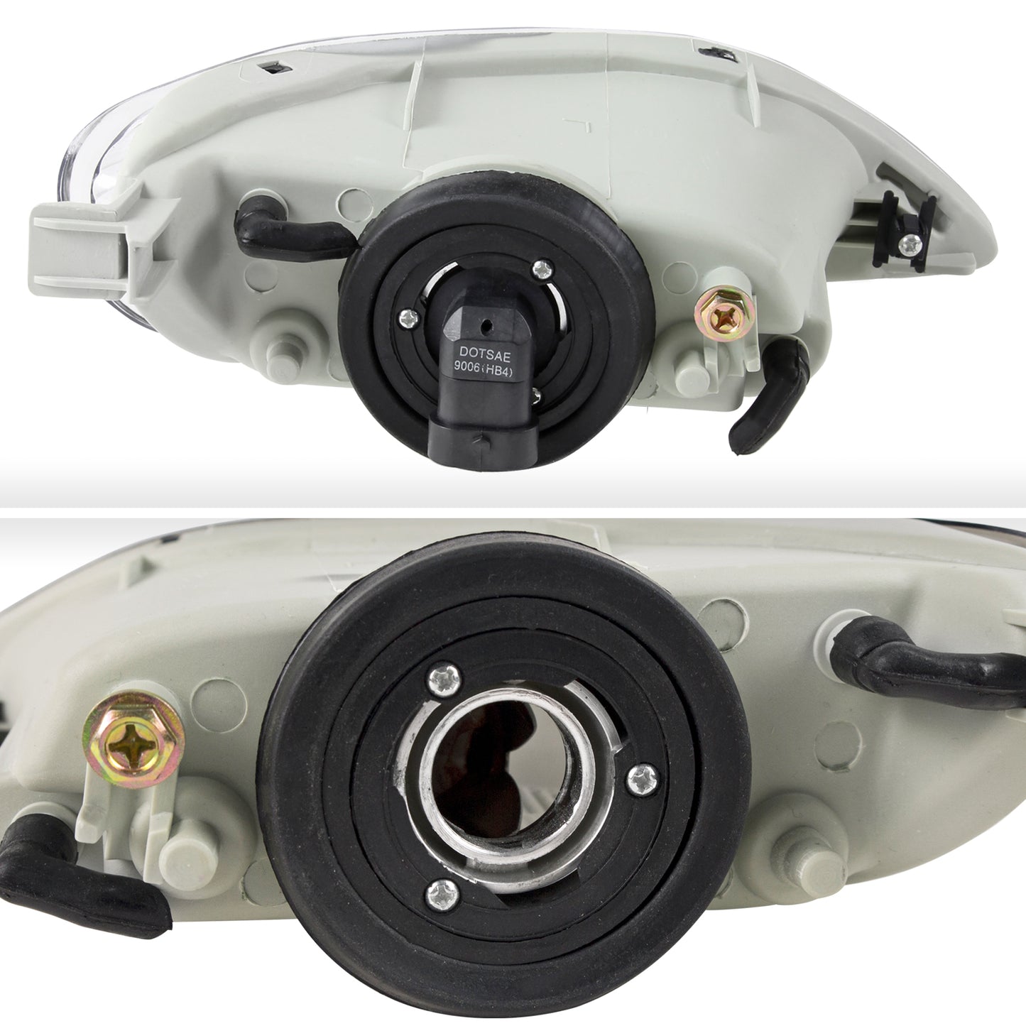 2002-2008 Toyota Solara/Camry/Corolla 9006 Fog Lights Kit (Chrome Housing/Smoked Lens)