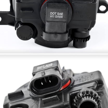 2009-2010 Toyota Corolla H11 Fog Lights Kit (Chrome Housing/Clear Lens)