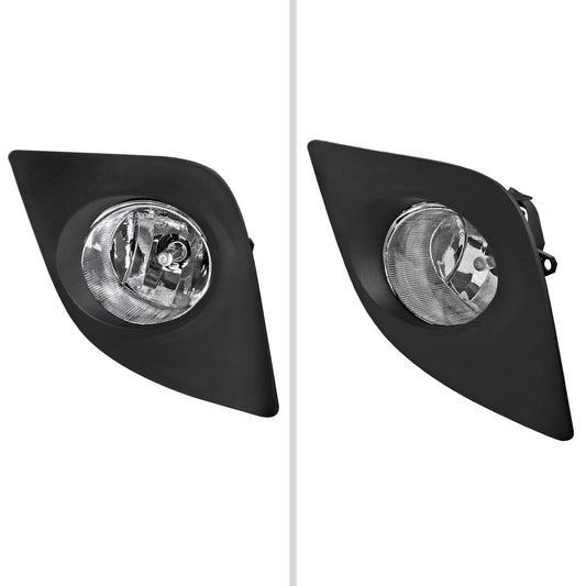 2014-2016 Toyota Corolla H16 Fog Lights Kit (Chrome Housing/Clear Lens)