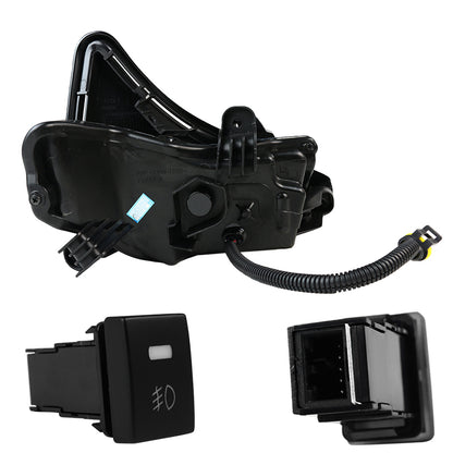 2017-2018 Toyota Corolla LED Fog Lights Kit (Chrome Housing/Clear Lens)