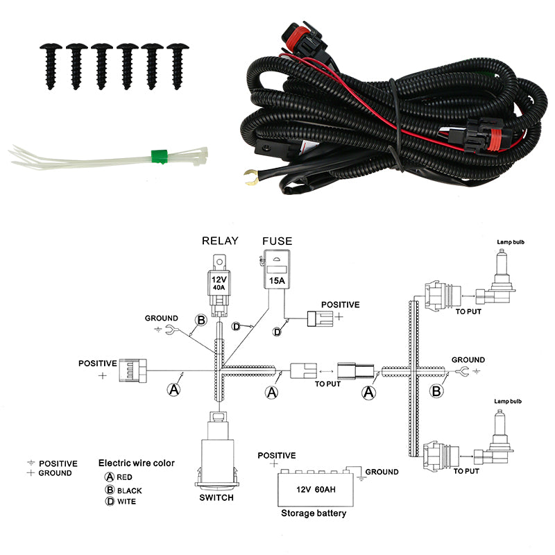 2017-2018 Toyota Corolla LED Fog Lights Kit (Chrome Housing/Clear Lens)