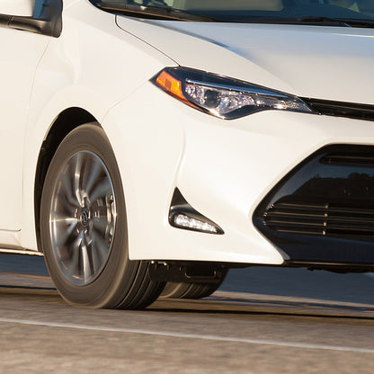 2017-2018 Toyota Corolla LED Fog Lights Kit (Chrome Housing/Clear Lens)