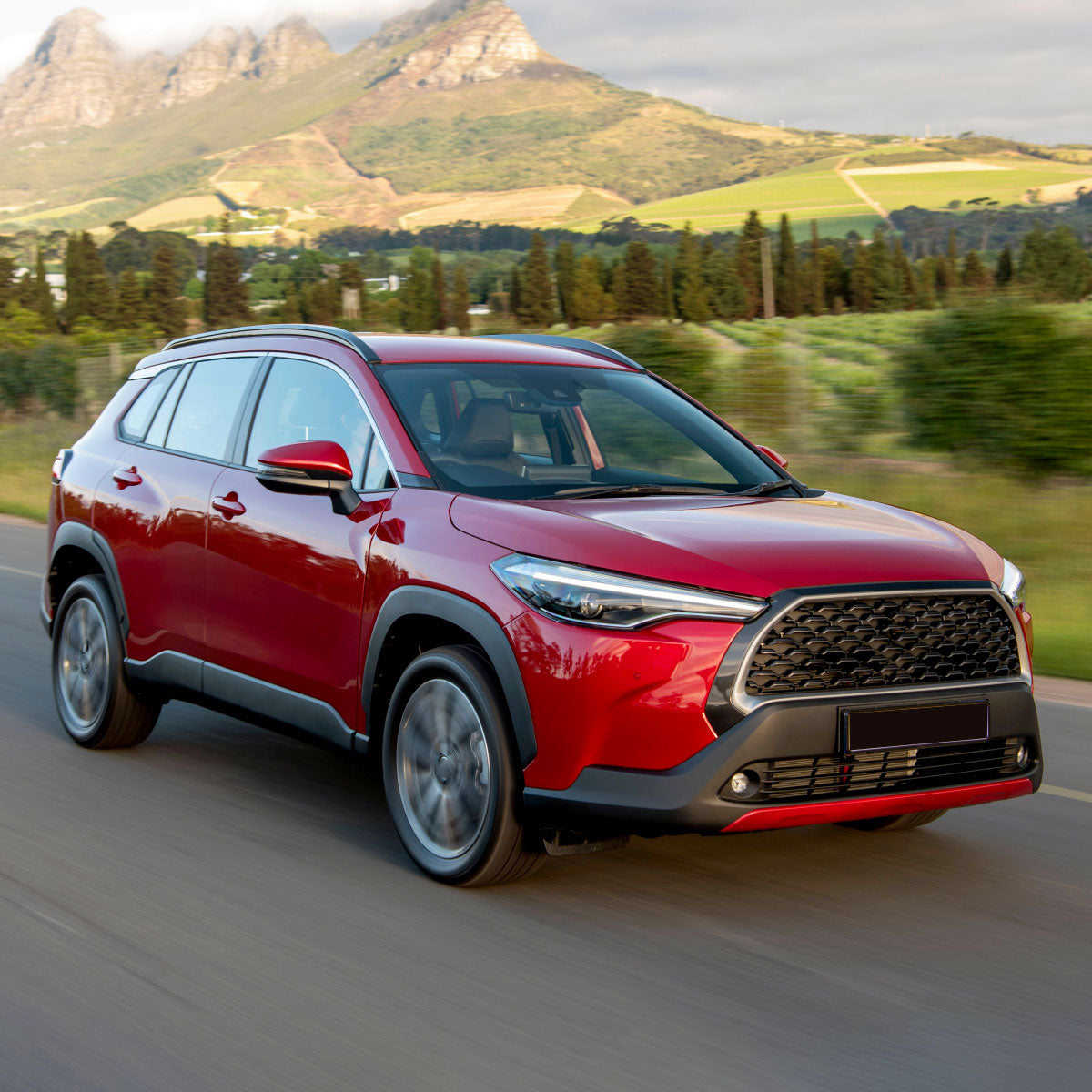 2022-2023 Toyota Corolla Cross LED Fog Lights Kit (Chrome Housing/Clear Lens)