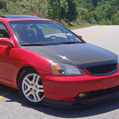 2001-2003 Honda Civic Coupe/Sedan 12V/55W H11 Fog Lights Kit (Chrome Housing/Smoked Lens)
