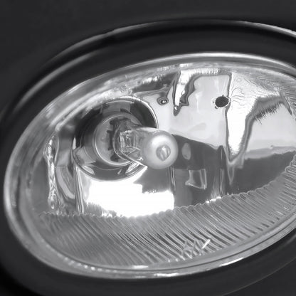 2001-2003 Honda Civic Coupe/Sedan H11 Fog Lights Kit (Chrome Housing/Clear Lens)