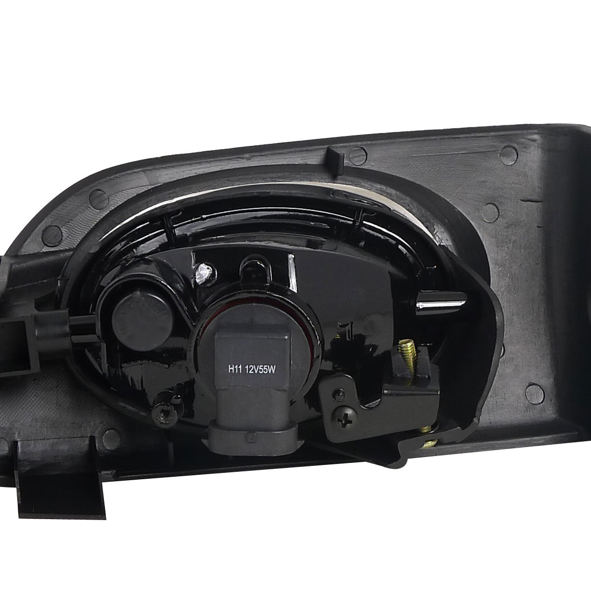 2001-2003 Honda Civic Coupe/Sedan H11 Fog Lights Kit (Chrome Housing/Clear Lens)