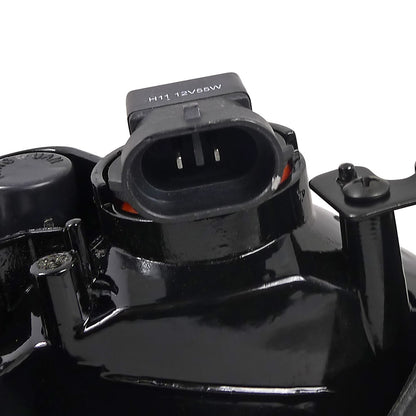 2001-2003 Honda Civic Coupe/Sedan H11 Fog Lights Kit (Chrome Housing/Clear Lens)