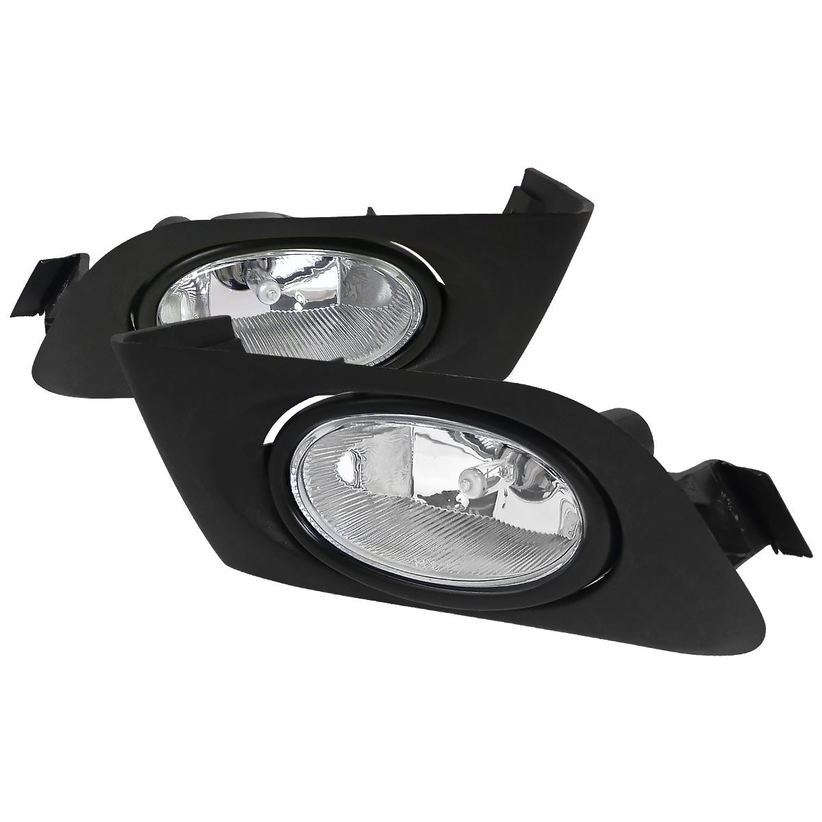 2001-2003 Honda Civic Coupe/Sedan H11 Fog Lights Kit (Chrome Housing/Clear Lens)